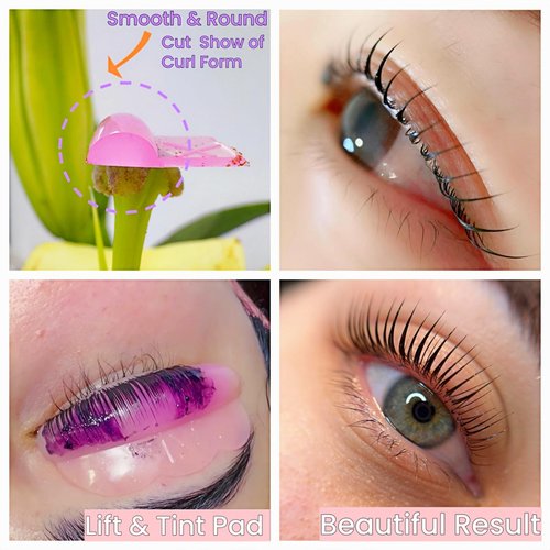 Lash Lift Shields U Curl 6 Size Lash Lift Lifting Pad Round Eyelash Lifting Shield Shiny Perm Rods Make Eyes Ultra Curl Flexible Pads Extreme Rod 100 Use Elastic Lami Perming Roller Anti Tint Stain