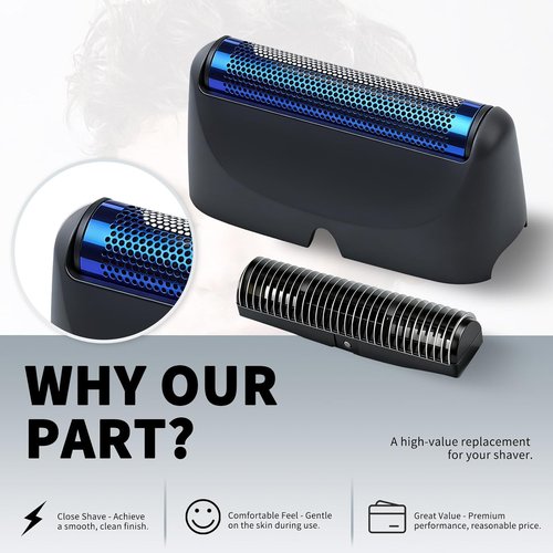 BaBylissPRO Replacement Foil & Cutter - Compatible UVFoil for Smooth Shaving | Black