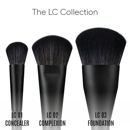 rephr LC 01 Concealer Brush, Synthetic Bristles, designed for Liquids and Cream Based Products