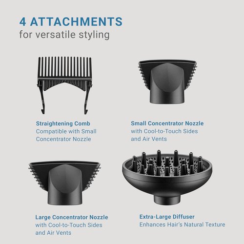 BaBylissPRO® Nano Titanium™ Hair Dryer - Professional High-Speed 2000 Watts with Ionic Technology