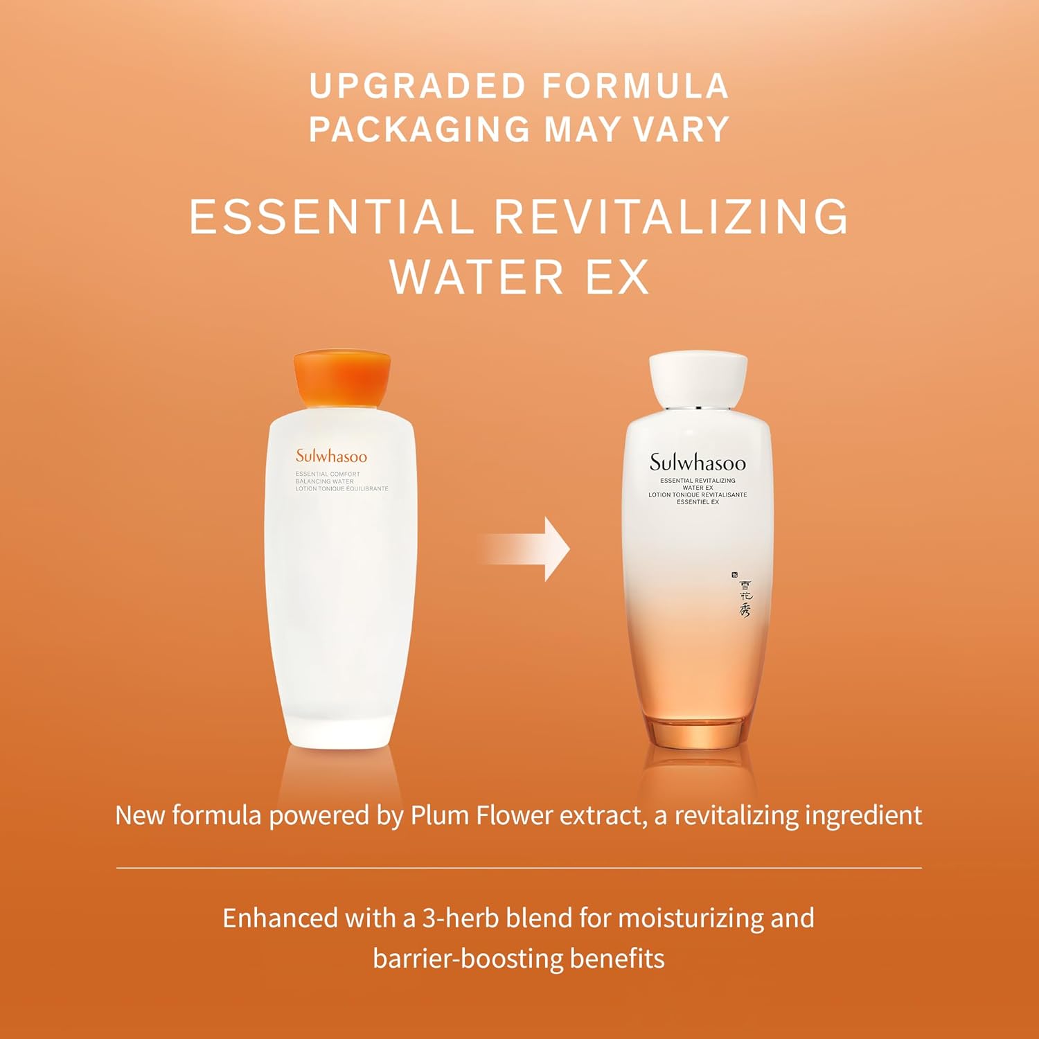 Sulwhasoo Essential Revitalizing Water EX - Quick-Absorbing Gel Toner for Deep Hydration & Radiant Skin