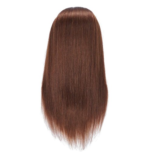 Headstar 24-26" Human Hair Mannequin Head - Hairdresser Training Head for Practice Cutting & Braiding