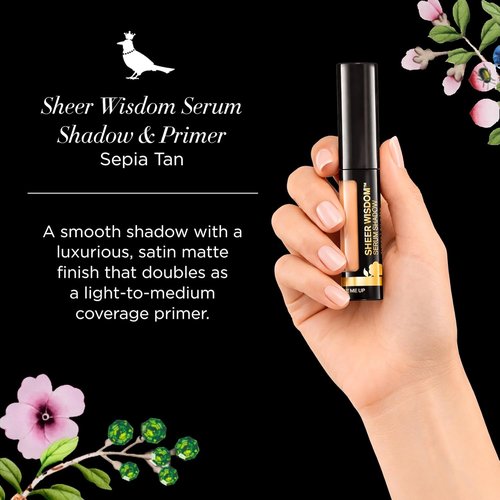 butter LONDON Sheer Wisdom Serum Liquid Eyeshadow - 2-In-1 Satin Matte Primer for Hooded Eyes | Crease-Free, Hydrating, 0.13 Oz