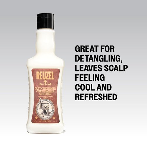 Reuzel Daily Conditioner - Nourishing Formula for All Hair Types - Witch Hazel & Rosemary - 12 oz