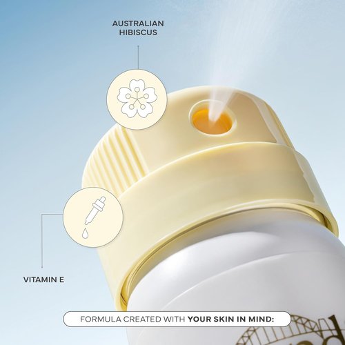 Bondi Sands Sunny Spritz SPF 60 Face Mist - Nourishing Hydrating Sunscreen, Oil-Free & Water-Resistant, 2.11 Oz