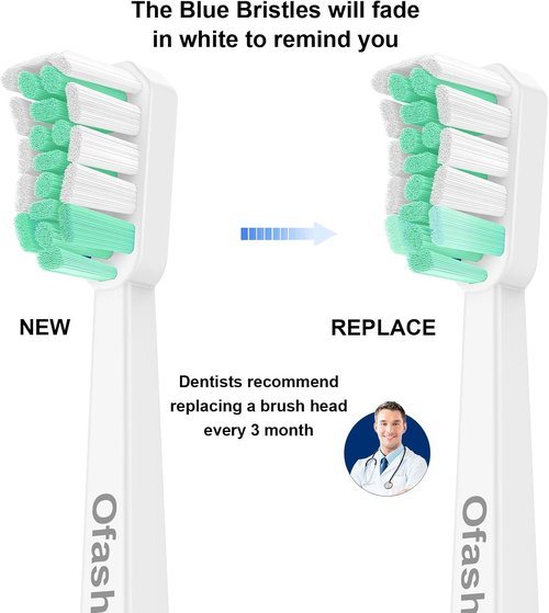 Philips Sonicare Electric Toothbrush Replacement Heads - 10 Pack for ProtectiveClean & DiamondClean