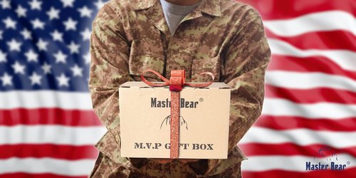 MASTER BEAR Ammo Can Gift Set For Men | Birthday Fathers Day Gifts From Wife, Son, Daughter for Husband, Dad | Glass Mug, Wristband, Sandalwood Amber - Bath Body Wash, Body Lotion, Facial Scrub mor