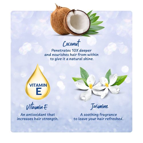Parachute Advansed Coconut Hair Oil - Jasmine Enriched with Vitamin E | Nourishes Scalp | Non-Sticky | 6.4 Fl. Oz.
