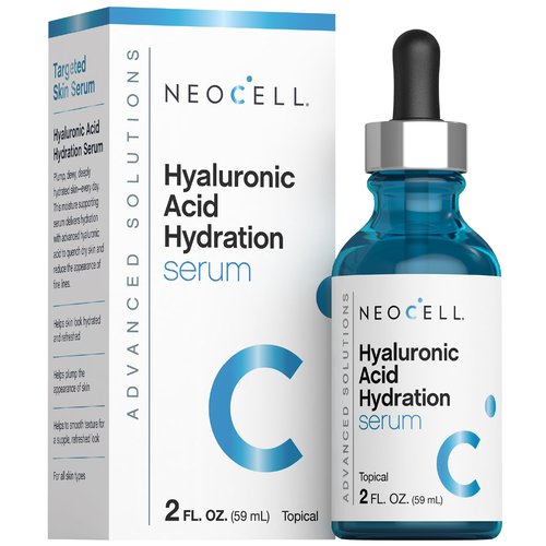 NeoCell Hyaluronic Acid Hydration Serum | 2 fl oz | Hydrating Formula for Face | Advanced Skin Care