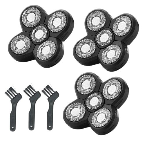 3PCS Fre*bi*d Shaver Heads - Freedom Fle*Seri*s Replacement Blades for Bald Men