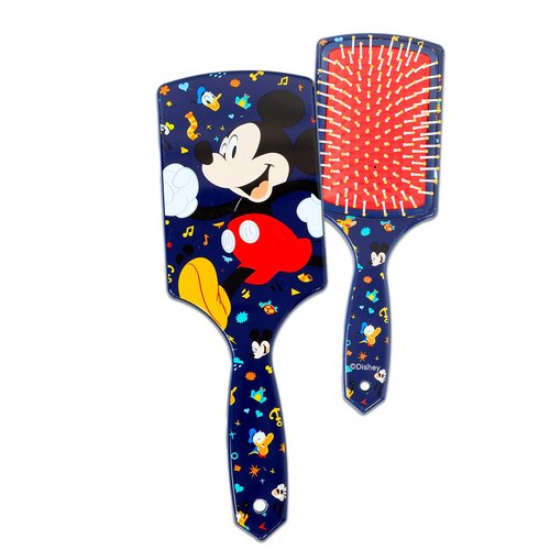 Mickey Mouse Hair Accessories Set - Paddle Brush, Claw Clip & Stickers for Kids | Fun Girls' Hair Care Bundle