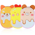 Baby and Kids Bath Loofah Sponge, Soft and Absorbent Toddler Exfoliating Body Scrubber Shower Loofa Sponge,Cute Pattern Design for Kids Baby Women Boys and Girl, 3 Pack (Bear/Dog/Chick)
