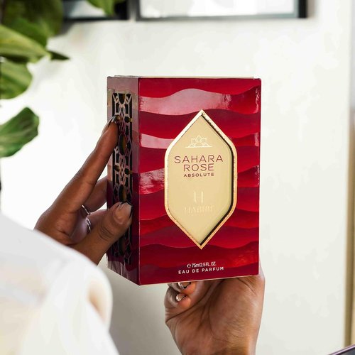 H HABIBI Sahara Rose Absolute Eau de Parfum - Luxury Long-Lasting Rose Fragrance | 75 ml (2.5 fl oz) for Men & Women