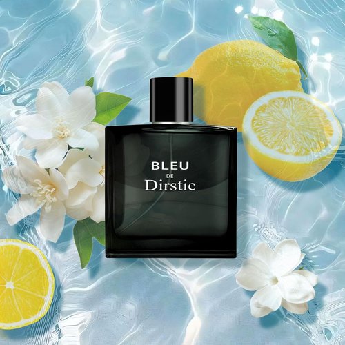 Dirstic Blue De For Men Perfume - Woody Aromatic Eau De Toilette | Long-Lasting Masculine Scent 3.4 Fl Oz/100ML