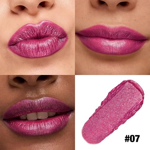 Regine Switzerland Mauve Pink Metallic Lipstick - Hydrating Glow & Plumping Formula | Long-Lasting Shine