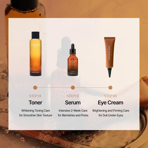 shaishaishai 20,000 PPM CAFFEINE SHOT Collagen Eye Cream with Niacinamide for Firming Under Eyes, Dark Spots, Puffy Eye Bags, Fine Lines, Anti-Aging Eye Cream, Korean Skin Care, 1.05 oz