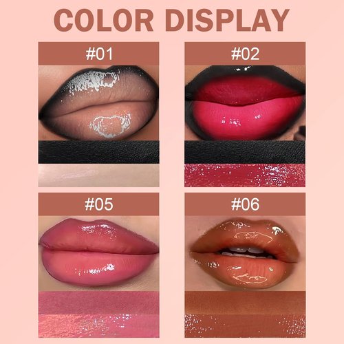 Skiennix Lip Liner & Gloss Lipstick Combo - 2-in-1 Dual-Ended Soft Pink Velvet Matte & Buildable Light Pink Gloss Set for Women, Long-Lasting Shine & Plumping Finish