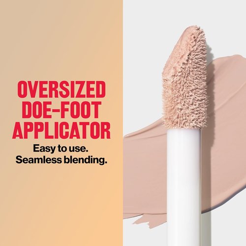 Revlon ColorStay Flex Wear Concealer - Full Coverage, Non-Creasing, Hyaluronic Acid & Vitamin E, 010 Vanilla, 0.34 Fl Oz