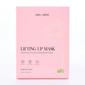 Sun & Glow Vegan Lifting Up Mask - Herbal Ingredients for Soothing & Moisturizing Sensitive Skin | 5 Packs (0.88oz Each)