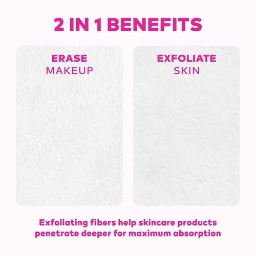Original Makeup Eraser - 7-Day Set | Effortlessly Remove All Makeup with Just Water - Includes Waterproof Mascara, Eyeliner, Foundation, Lipstick, Sunscreen