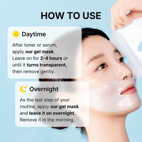 ROOTIO Vegan Collagen Deep Boosting Mask, Hydrating Overnight Face Mask, Pore Minimizing, Elasticity, Firming, Sleeping Hydrogel Mask for Glass Skin, Korean Skincare (1.41oz x 4ea)