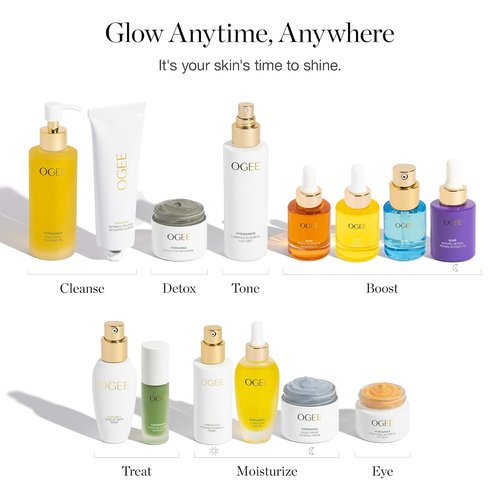 Ogee Jojoba Glow Face Oil - Organic Moisturizing Treatment Oil for Radiant Skin | 30ml
