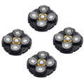 4PCS Shaver Replacement Blades Compatible with MicroTouch Titanium Head,Stainless Steel Material