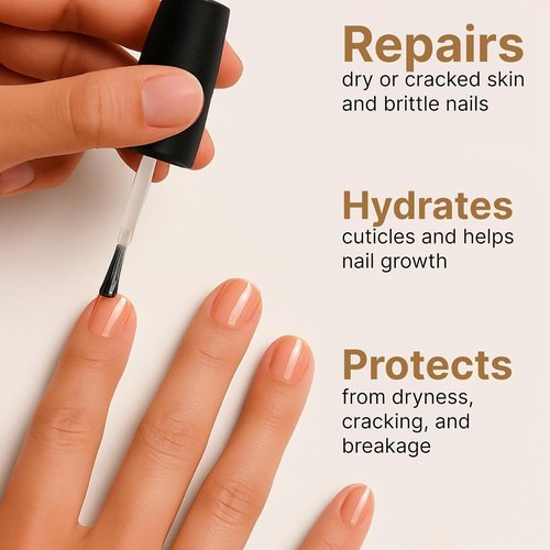 C CARE Cuticle Oil - Lavender & Chamomile Nail Moisturizer - Strengthens Nails & Cuticles - 2.5 oz Bottle