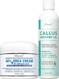 Ebanel Professional Callus Remover Set - Urea Cream 40% & Salicylic Acid 2% for Soft Feet | Exfoliator & Toenail Softener