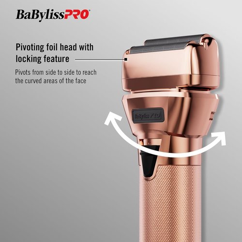 BaBylissPRO FXONE Double Foil Shaver - Interchangeable Battery for Ultimate Grooming Flexibility