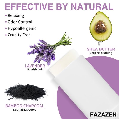 Skiennix Aluminum-Free Deodorant | Natural Lavender & Sage Odor Control for Sensitive Skin - 0.53oz