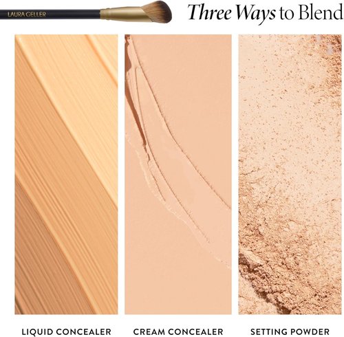 Laura Geller New York Angled Precision Concealer Brush - Professional Makeup Tool, Cruelty-Free