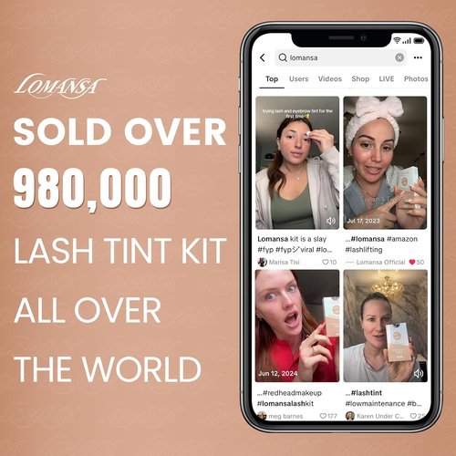 Skiennix Lash Color Kit - Instant Black Eyelash Dye 8ml | Easy Application for Natural Results