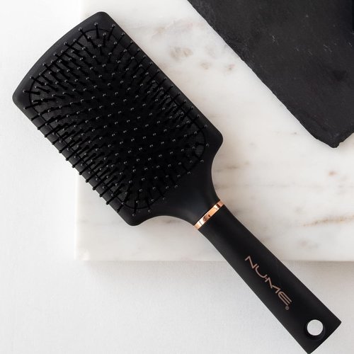 NuMe Paddle Brush - Detangling & Straightening Hairbrush for Smooth Finish - Wet & Dry Use