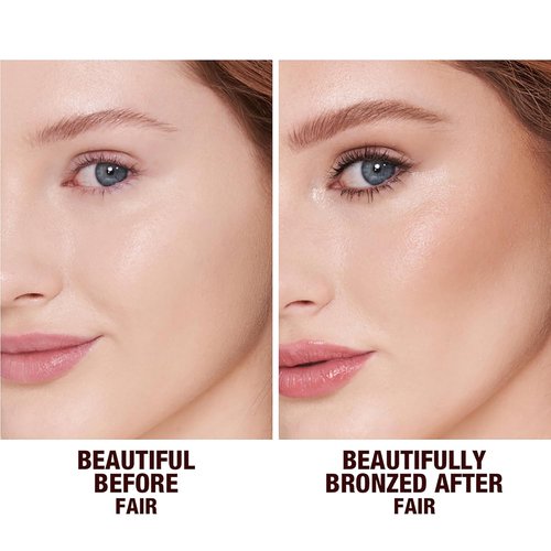 Charlotte Tilbury Beautiful Skin Bronzer - Hydrating Hyaluronic Acid & Pro Vitamin D3 for a Sun-Kissed Glow | 16-Hour Wear, Sweat & Humidity Proof
