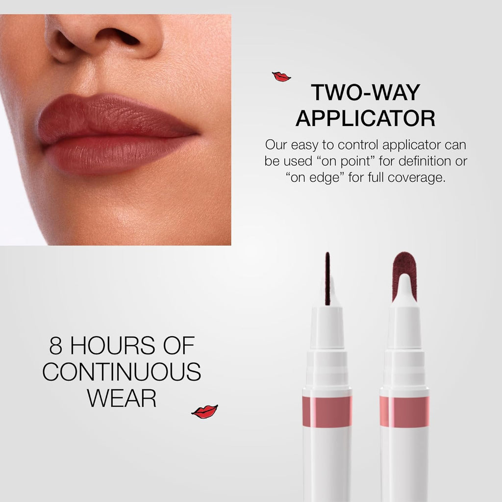 Stila Calligraphy Lip Stain - Long-Lasting, Moisturizing Tint | Lightweight, Sheer Buildable Color