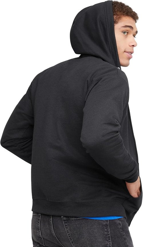 Hanes Men's Zip-Up Hoodie - EcoSmart Fleece Full-Zip Sweatshirt | Comfortable & Stylish