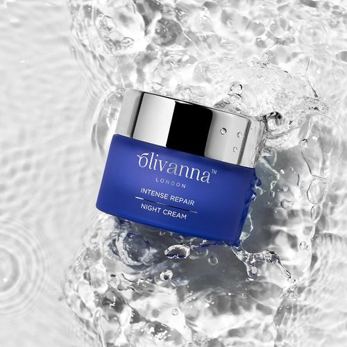 Olivanna Intense Repair Night Cream - Hydrating Face Moisturizer with Natural Ceramides & Hyaluronic Acid - 1.6 oz