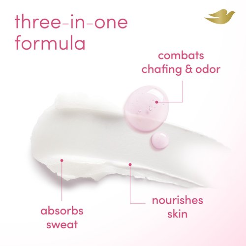 Dove Whole Body Deo Aluminum Free Anti-Chafe Deodorant Stick for Women Berry Blush 2.4 oz