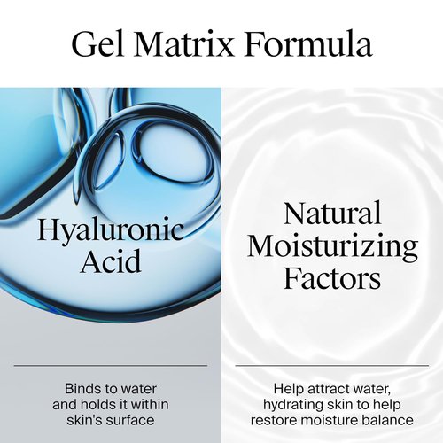 Neutrogena Hydro Boost Gel Cream - 48 Hr Hydration Face Moisturizer with Hyaluronic Acid | Fragrance-Free, 1.7 oz & Trial Size Cleanser, 0.5 fl oz