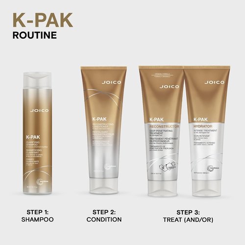 Joico K-PAK Daily Clarifying Shampoo - Remove Chlorine & Buildup | Repair Damaged Hair | Boost Shine with Keratin & Guajava Extract