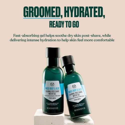 The Body Shop Maca Root & Aloe Post-Shave Water-Gel for Men – Calms & Soothes – Vegan – 5.4 oz