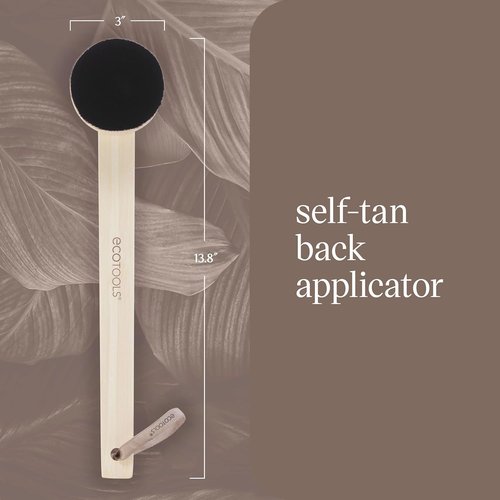 EcoTools Good Tan Self-Tan Back Applicator - Long Handle Brush for Effortless Sunless Tanning | Eco-Friendly & Vegan