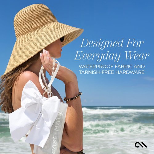 Case-Mate Bag Charm - Cute Beaded Tote Accessory | Waterproof & Non-Tarnish Beach-Ready Design