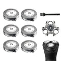 Philips SH30 Replacement Heads - Compatible with Series 1000, 2000, 3000 | 6 Blades + Retaining Ring