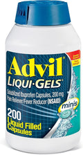 Advil Liqui-Gels Minis | Pain Reliever & Fever Reducer with 200mg Ibuprofen - 200 Liquid Capsules