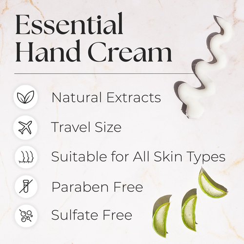Hand Cream Gift Set from Nurture by Nature, 5pcs, Mothers Day Gifts, Hand Lotion Travel Size, Enriched with 6% Shea Butter & Glycerin, Hand Cream for Women, Dry Skin, Hand Lotion Gift Set for Women