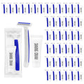 Disposable Razors in Bulk,razors individually wrapped bulk,Twin Blade Razors with Clear Safety Cap and Shaving Cream, Razors For Homeless, Hotel,Air Bnb,Shelter/Homeless/Travel (30PCS)