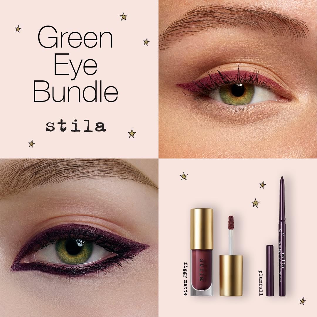 Stila Figgy Liqua Play Eyeshadow & Stay All Day® Gel Liner Bundle | Long-Wear, Waterproof Eye Makeup for Green Eyes