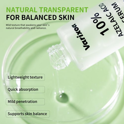 10% Azelaic acid Serum for face Inspired By Korean Skincare K Beauty Azalecic Acid Acido Azelaico Redness Soothing Serum with Azaleic acid, Hyaluronic Acid, Niacinamide, Spot Care(2FL.OZ/60 ML)